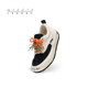 XVESSEL Yan Haoxiang's same style snowflake crisp fashionable casual men's and women's height-increasing sneakers low-top shoes canvas shoes