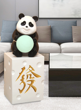 树脂材质可发光北欧风格客厅