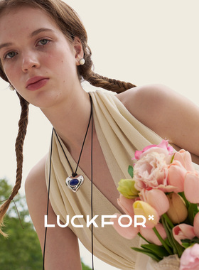 自然发生春日浪漫系列深爱心项链