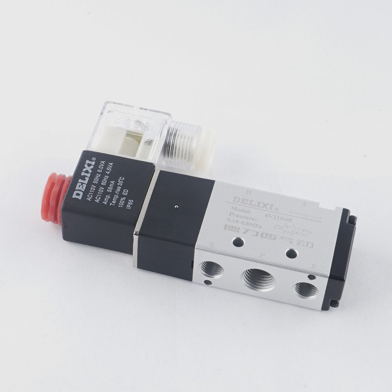 德力西4V210-08电磁阀2位5通 气动电磁换向阀气阀 24v/220v电子阀,淘宝优惠券,粉丝福利购,淘宝优惠卷