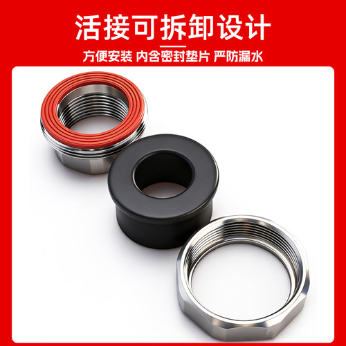 金角金牛不锈钢PE内外丝活接内牙活接PE水管接头配件PE接头 20-63 - 图2