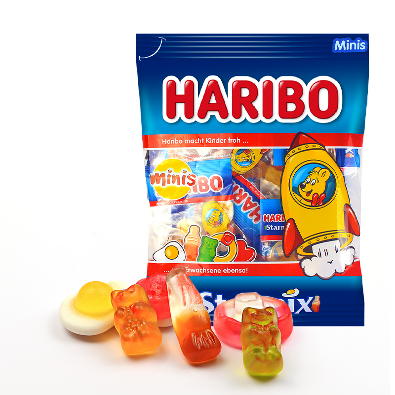 德国进口haribo哈瑞宝金熊软糖混合水果味小熊软糖独立小包喜糖