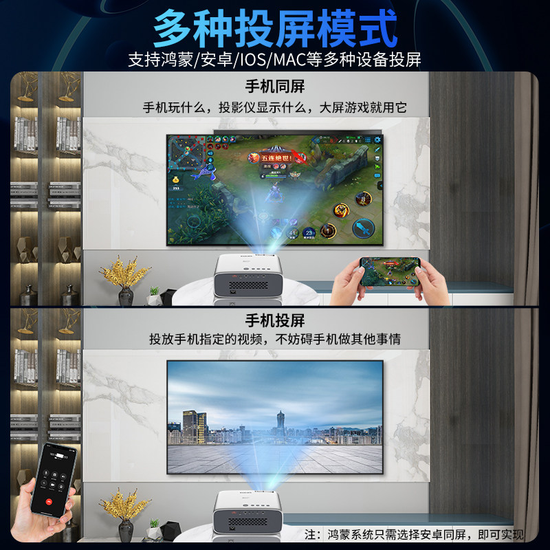 【飞利浦】投影仪家用超高清一体机 竞技者数码投影机
