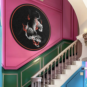 【云虎】东方地毯客厅卧室床边毯中古风黑色系高级感沙发地垫免洗