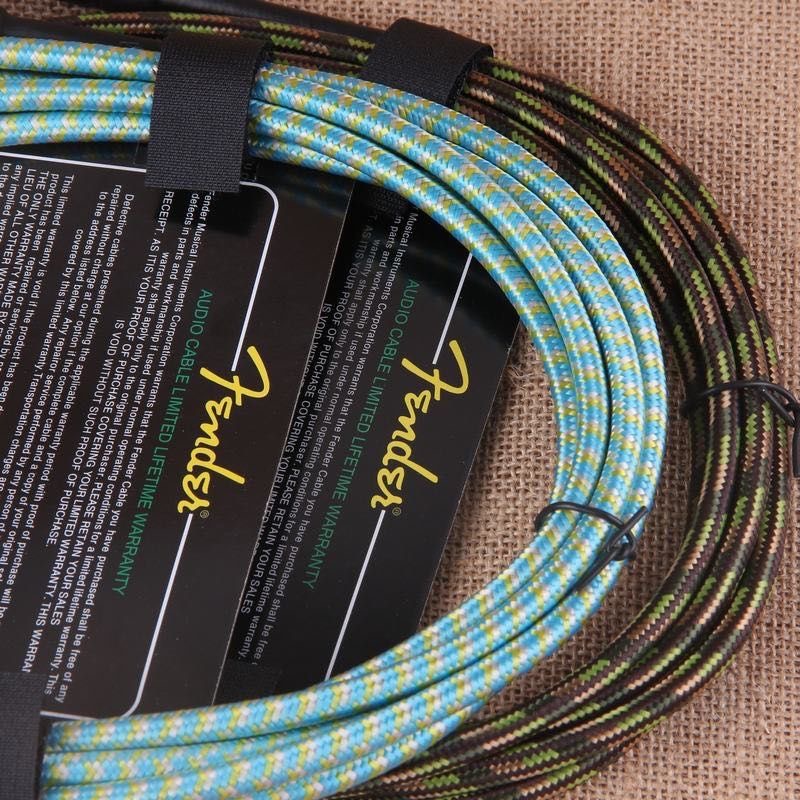 Fender芬达 3米6米10米 电木吉他连接线贝斯尤克里里电箱音频线 - 图2