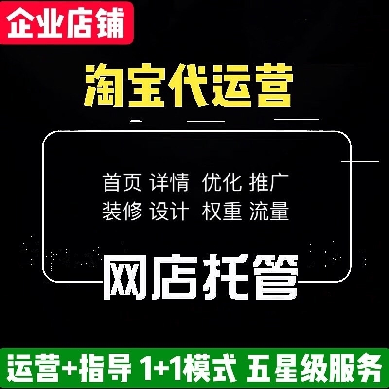 淘宝代运营网店托管pdd运营店铺托管多多代营运天猫淘宝店铺运营 - 图1