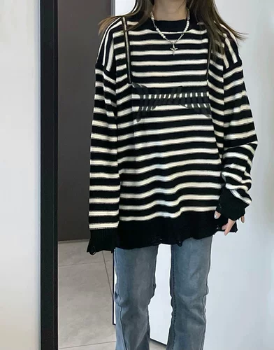 Дизайнерский демисезонный трикотажный свитер с молнией, в американском стиле, тренд сезона