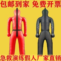 Fire training dummy MMA Comprehensive Fighting Loose hanging humanoid sandbag leather Man Boxing Wrestling Dummy