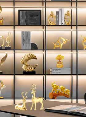 现代酒柜装饰品摆件客厅玄关电视柜办公室书柜工艺品摆设家居高档