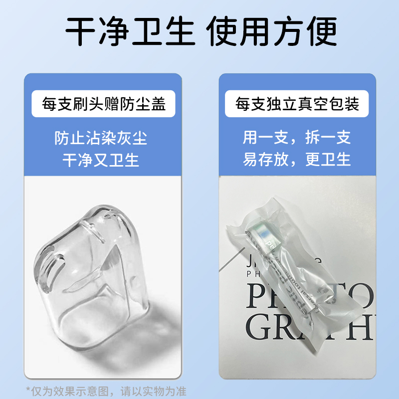 teetips替换头适配teez齿道G1G3电动牙刷bair拜尔X1splus/X5/X12 - 图1