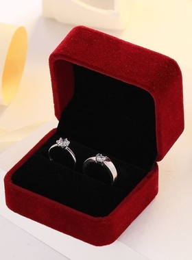 新版假对戒结婚仿真戒指婚戒婚礼钻戒情侣求婚告白婚纱照交换仪式