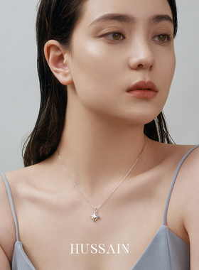 赫生原创设计夏季银项链女