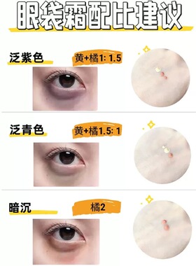 zfc双色遮瑕膏小样黑眼圈泪沟