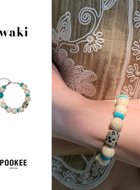 waki海盐冰激凌手链原创