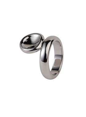 daccord金属凹陷小戒指