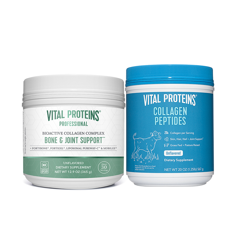 【抢付定金】Vital Proteins雀巢大蓝罐胶原蛋白肽动轻松胶原组合