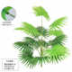 Lily bamboo ornaments floor-standing potted decorative tree light luxury