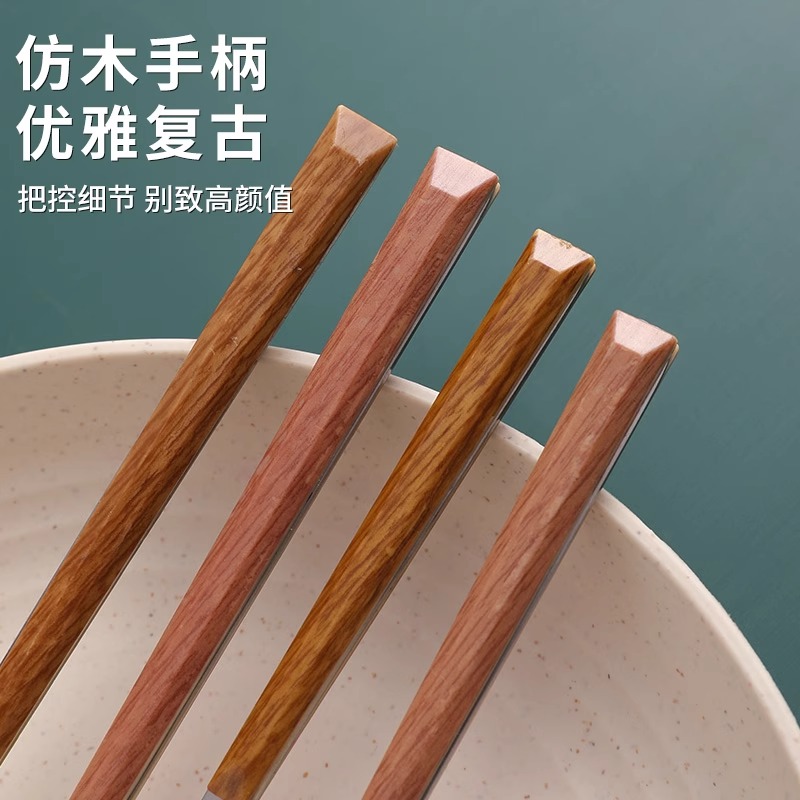 韩式网红家用长柄勺子叉子不锈钢餐具刀叉ins风精致甜品小勺子女-图2