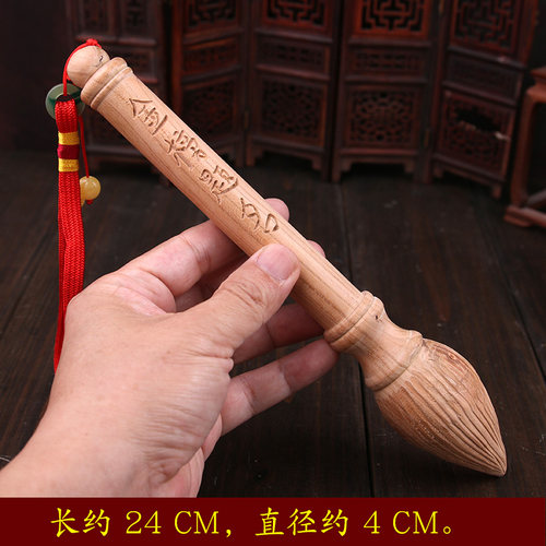 桃木文昌笔文昌塔钥匙扣项链挂件学生吊坠木雕寓意进步原木文昌笔 - 图2