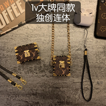 Apply Apple AirPods321 Generation Headphone Package Old Flower Big Card AirPodsPro Shell Chain Luxury