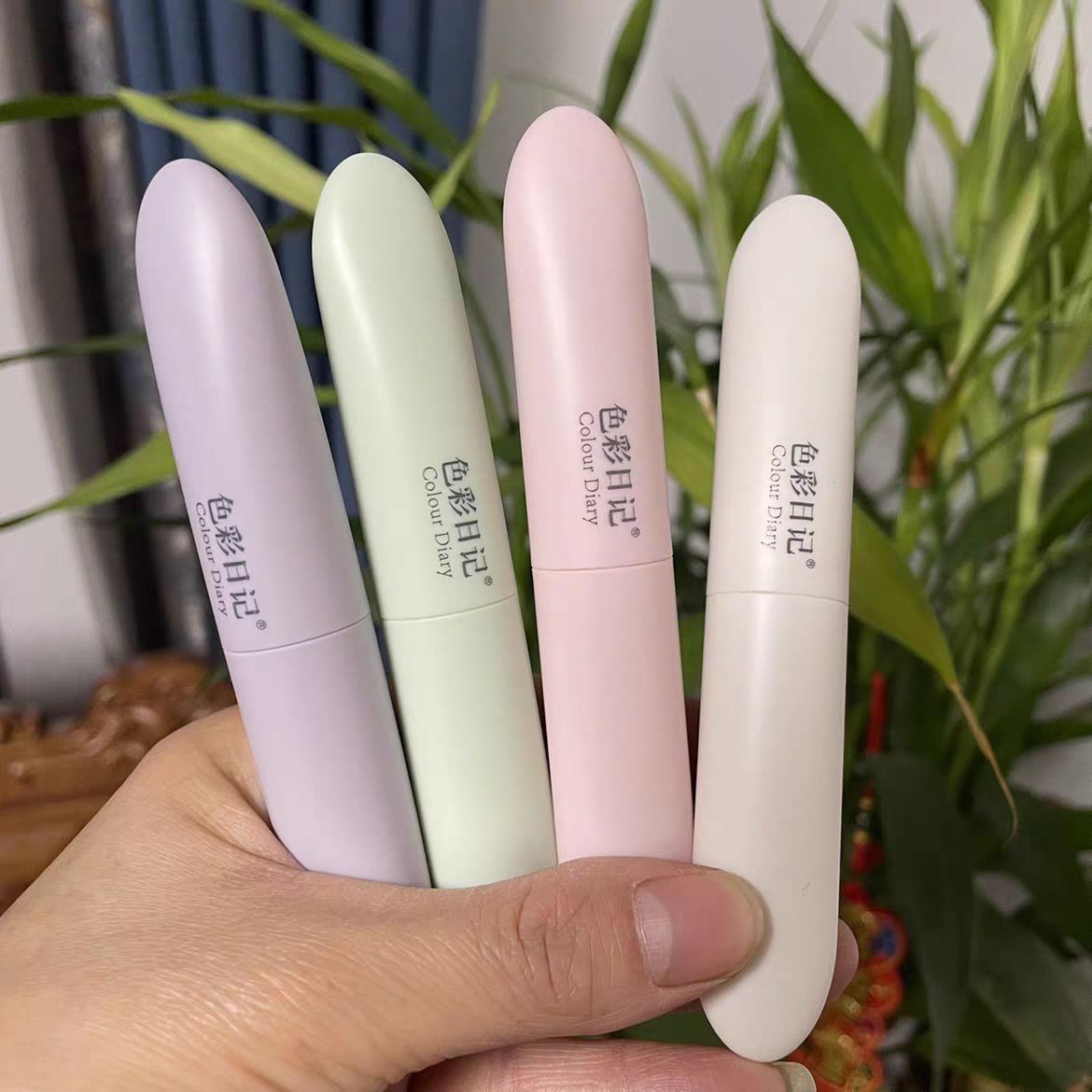 色彩日记植萃润泽精油润唇膏补水保湿男女淡化唇部纹护理S0285-4 - 图0