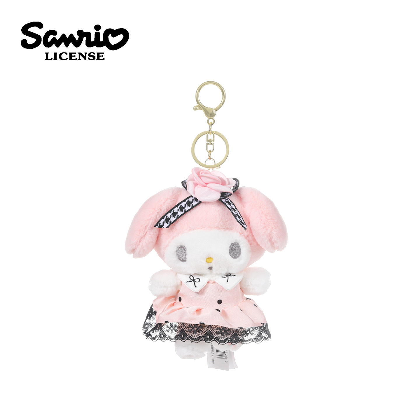 三丽鸥正版hellokitty挂件玩偶毛绒钥匙扣美乐蒂公仔情侣书包挂饰 - 图1