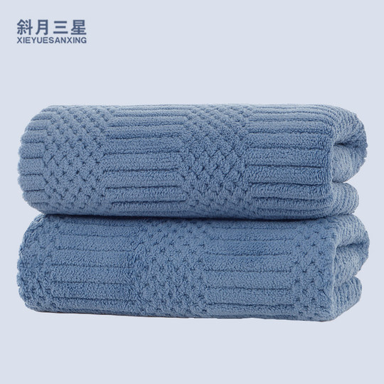 The oblique moon Samsung coral velvet towel is softer than pure cotton, water-absorbent, quick-drying, soft, comfortable and skin-friendly