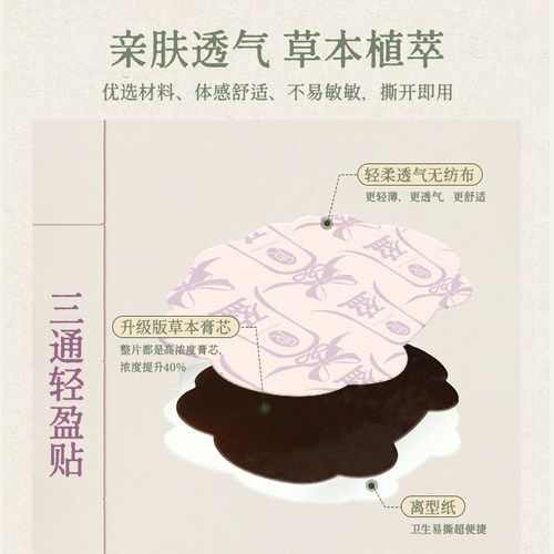 【U先福利】后辰2025年加强版轻盈贴*2片+5g鸸鹋霜*1袋 非正装 - 图1