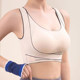 Front-button sports bra, ice silk seamless vest style, no wires, posture correction, push-up, push-up, breast reduction, thin underwear