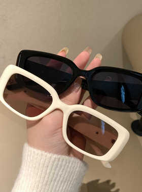 猫眼高级感小窄框gm黑色墨镜复古