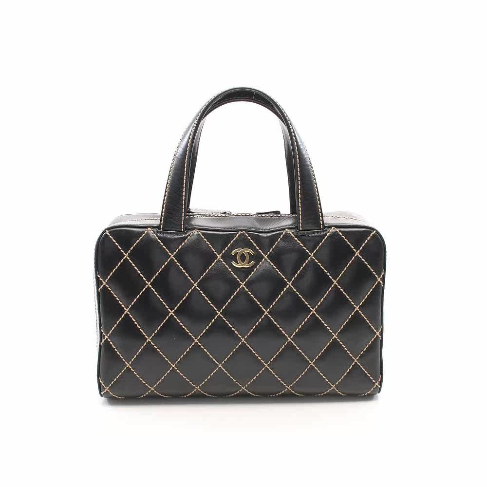 日本直邮中古chanel香奈儿手提包 日本中古直购女士包袋