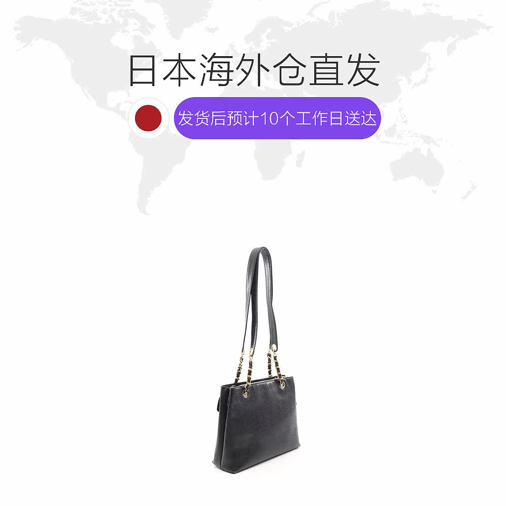 日本直邮中古chanel香奈儿[b]转锁 日本中古直购女士包袋