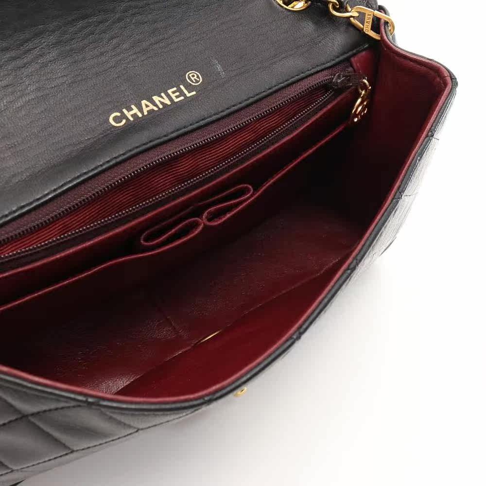 日本直邮中古chanel香奈儿[b]转锁 日本中古直购女士包袋