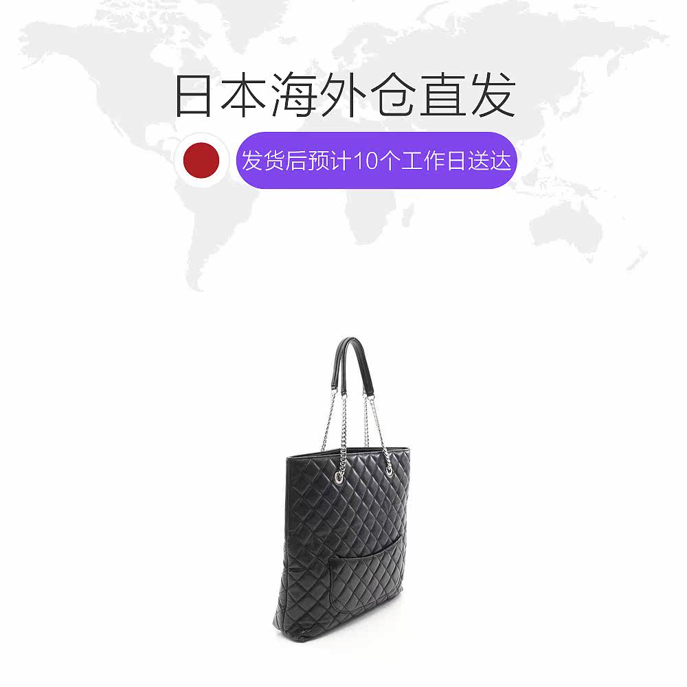 日本直邮中古chanel香奈儿[b]肩包 日本中古直购女士包袋