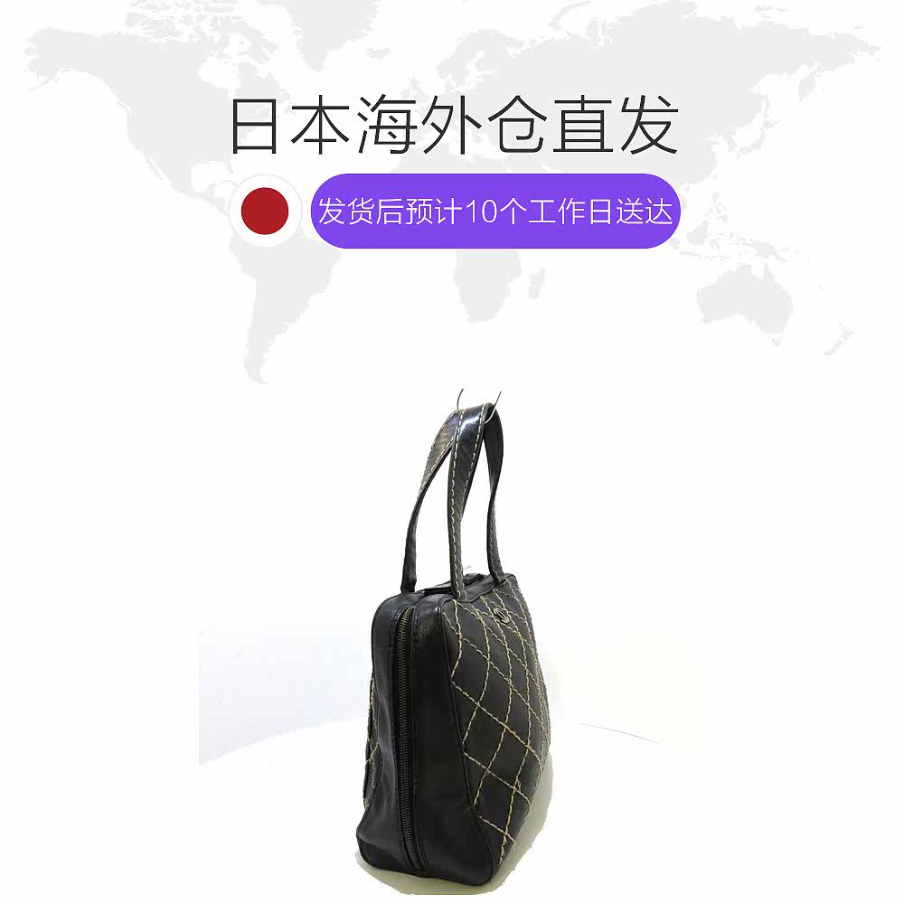 日本直邮中古chanel香奈儿85手提包 日本中古直购女士包袋