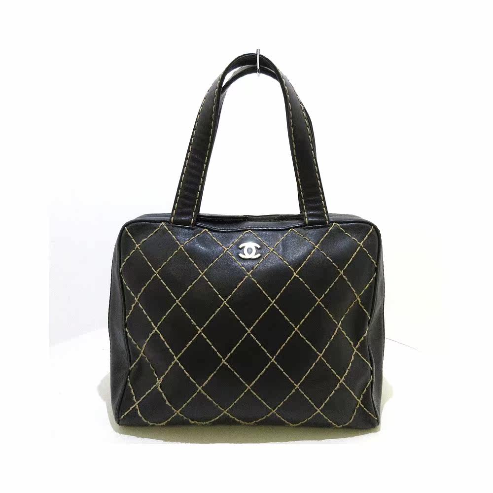 日本直邮中古chanel香奈儿85手提包 日本中古直购女士包袋