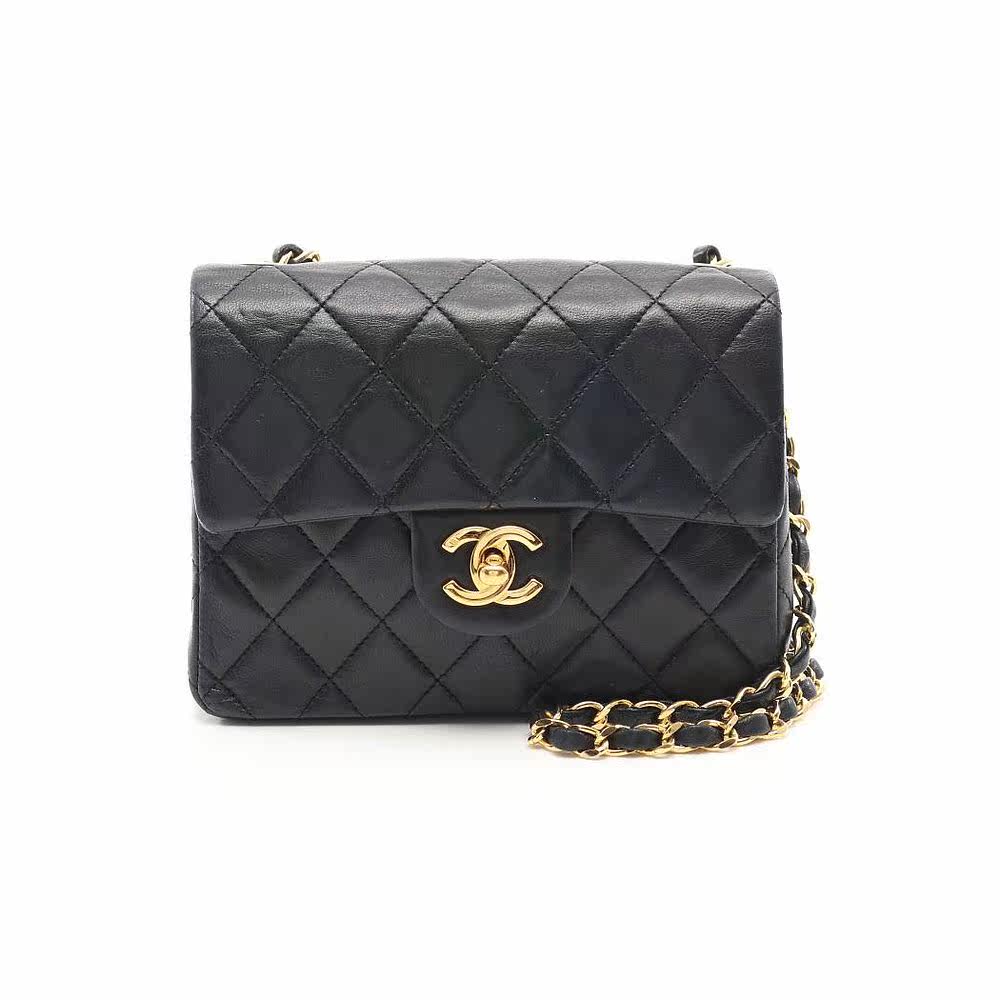 日本直邮中古chanel香奈儿[b]肩包 日本中古直购女士包袋