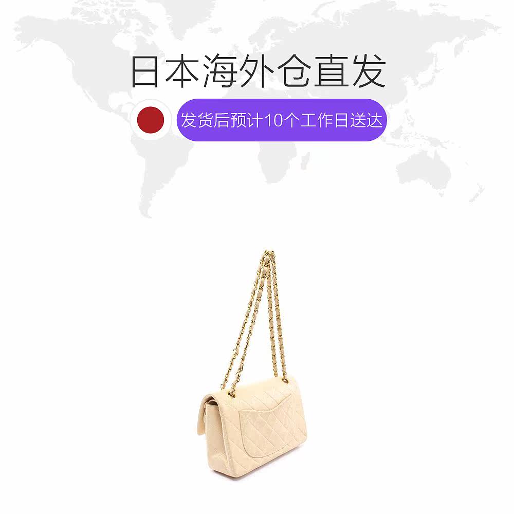 日本直邮中古chanel香奈儿[b]肩包 日本中古直购女士包袋