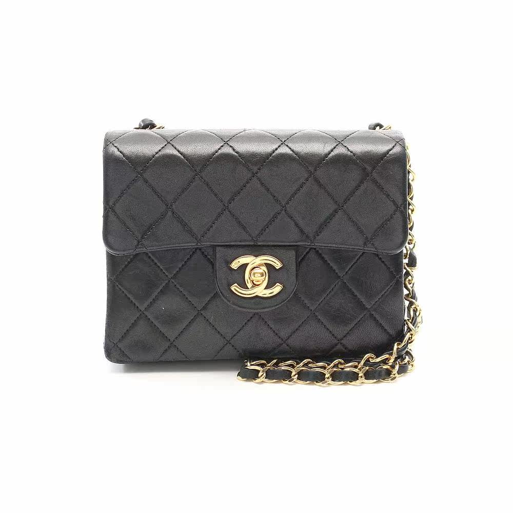 日本直邮中古chanel香奈儿[b]肩包 日本中古直购女士包袋