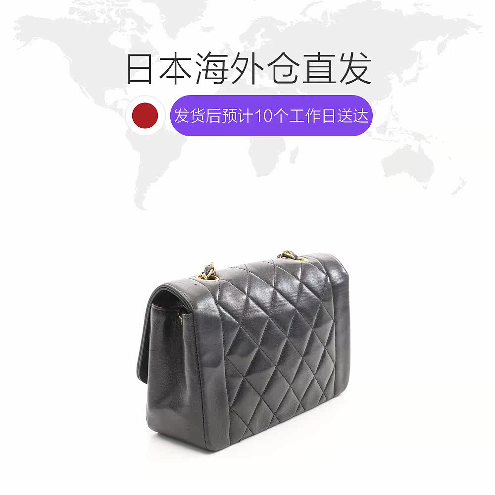 日本直邮中古chanel香奈儿[b]肩包 日本中古直购女士包袋