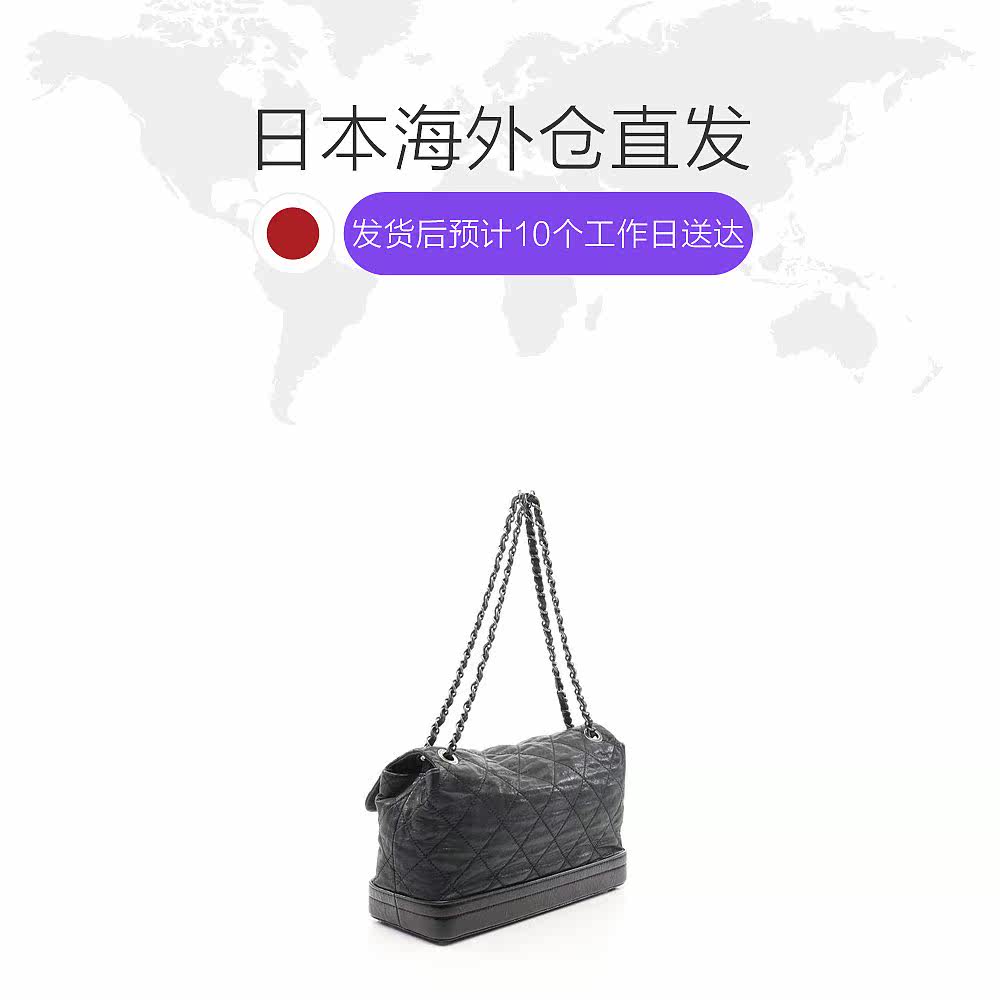 日本直邮中古chanel香奈儿[b]肩包 日本中古直购女士包袋