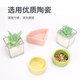 Parrot ceramic bowl young birds learn to eat splash anti -splashed bird food cans food box Xuanfeng anti -boring cage accessories supplies