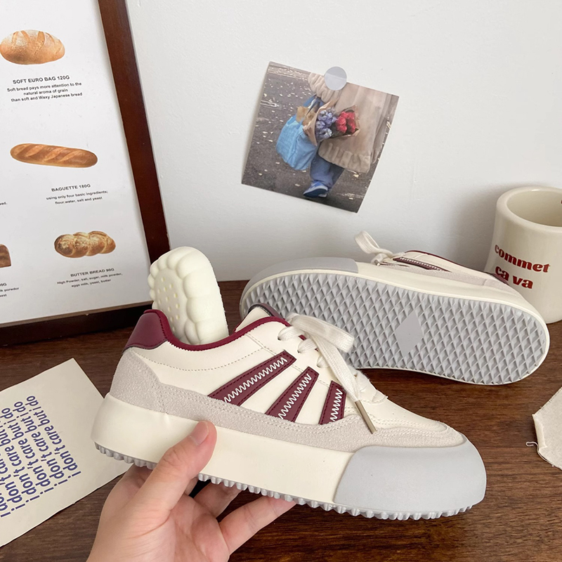 女童板鞋春秋新款儿童鞋子中大童女孩小白鞋学生运动童鞋软底单鞋 - 图0