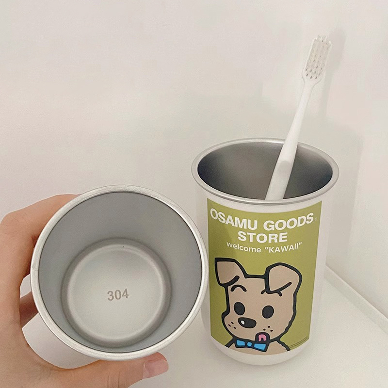 MOLA.Sea.洗漱杯食品级不锈钢防霉抗菌家用轻奢牙缸情侣 | 海萤 - 图2