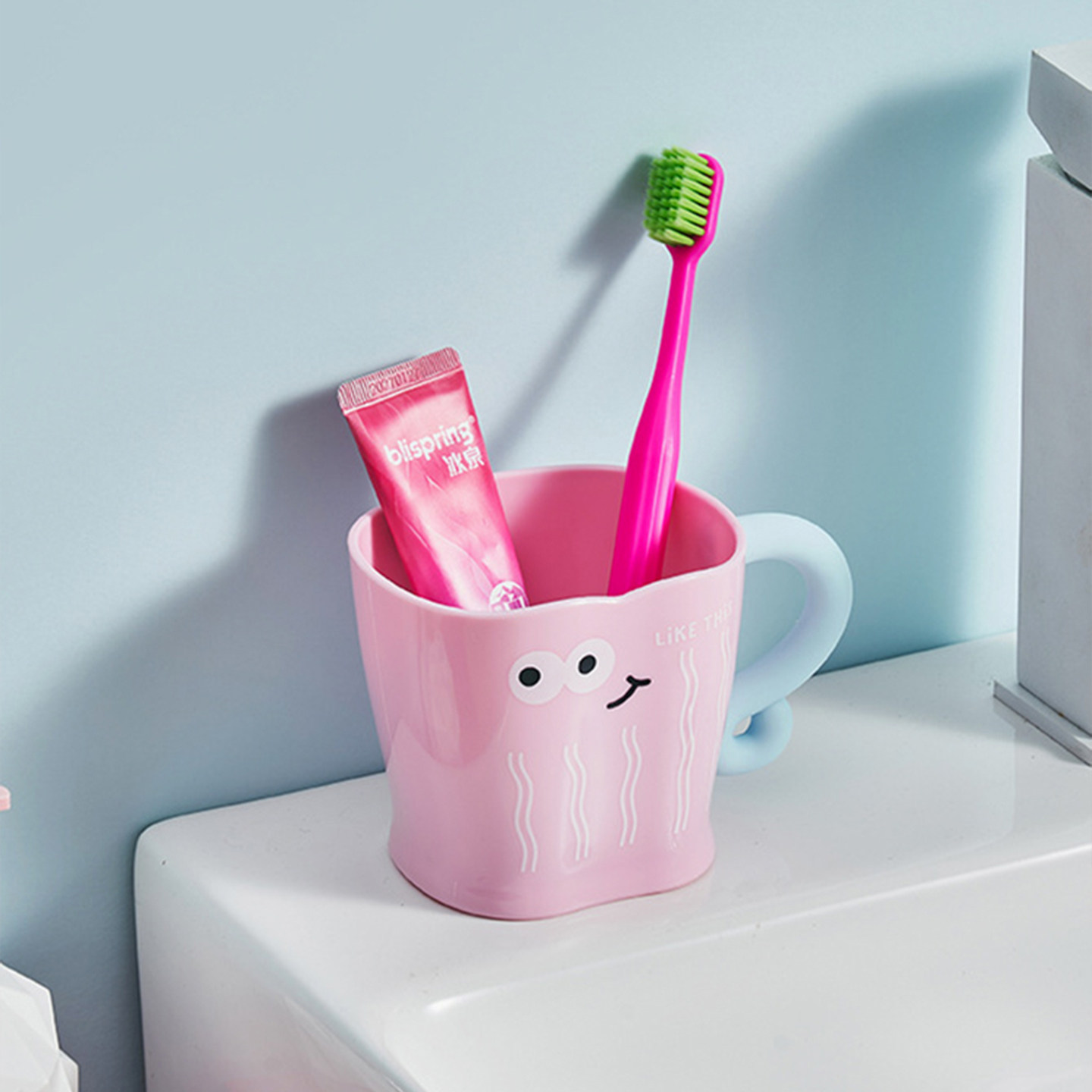 Auramoon.Wrap.漱口杯创意可爱印花塑料PP喝水杯亲子刷牙 | 挎包,淘宝优惠券,粉丝福利购,淘宝优惠卷