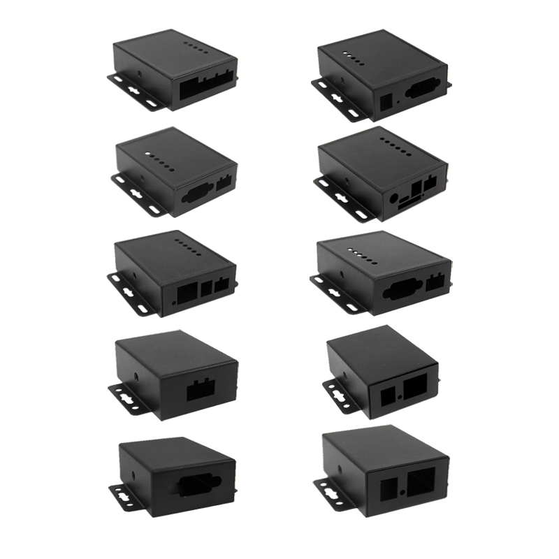 Standard universal dtu serial port server sheet metal small shell chassis custom processing factory networking communication iron box