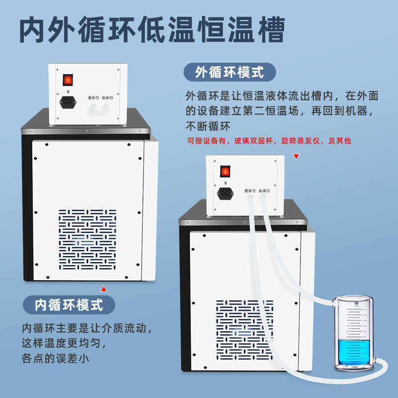 鼎鑫宜DC0506低温恒温槽加热制冷循环水浴槽实验室数显低温恒温