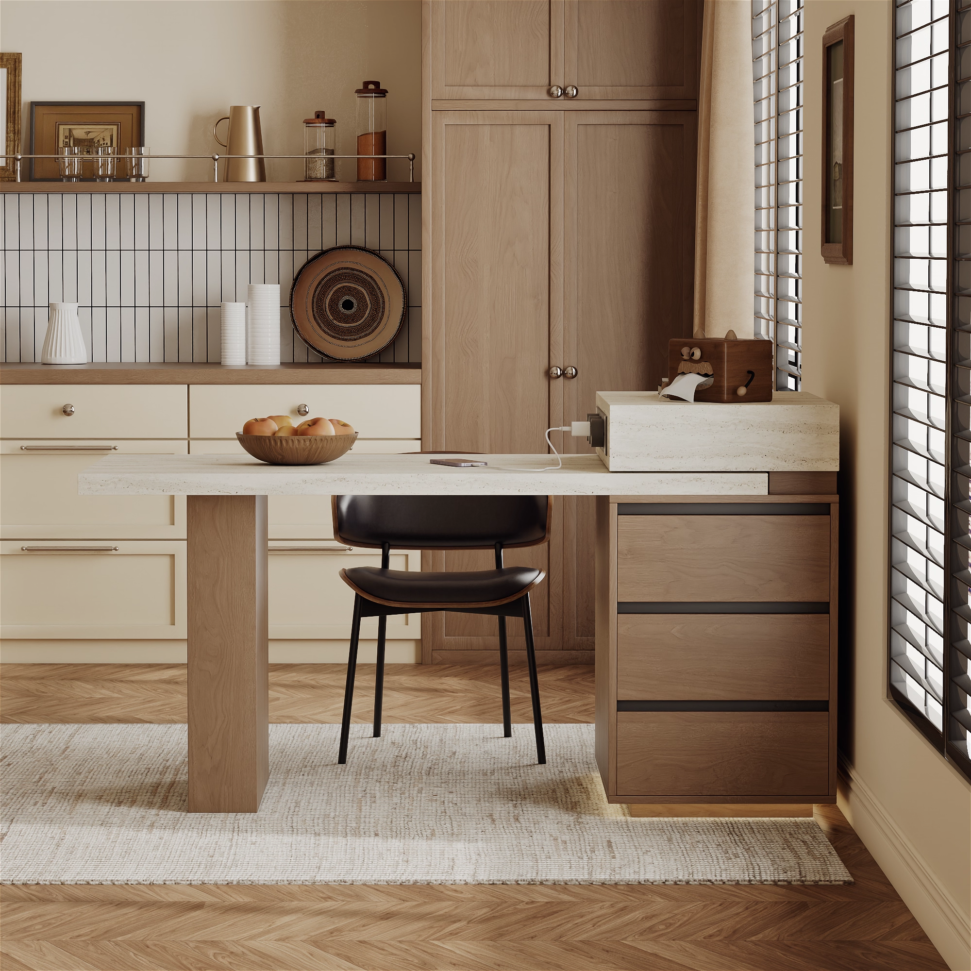 洞石下挂岩板岛台餐桌一体家用伸缩中古小户型开放厨房靠墙中导台,淘宝优惠券,粉丝福利购,淘宝优惠卷