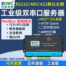 Wise Insert Networking 2 Way RS232 422485 Go Ethernet Module Serial Port-to-port Modbus Gateway MQTT Active polling HTTP Edge Computing JSON can