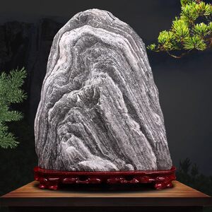 正宗泰山石敢当原石景观石靠山石家用补角室内外办公室阳石头摆件